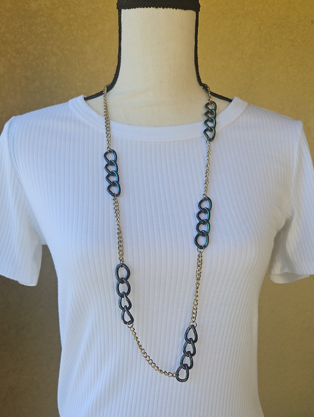Chain Link Statement Necklace